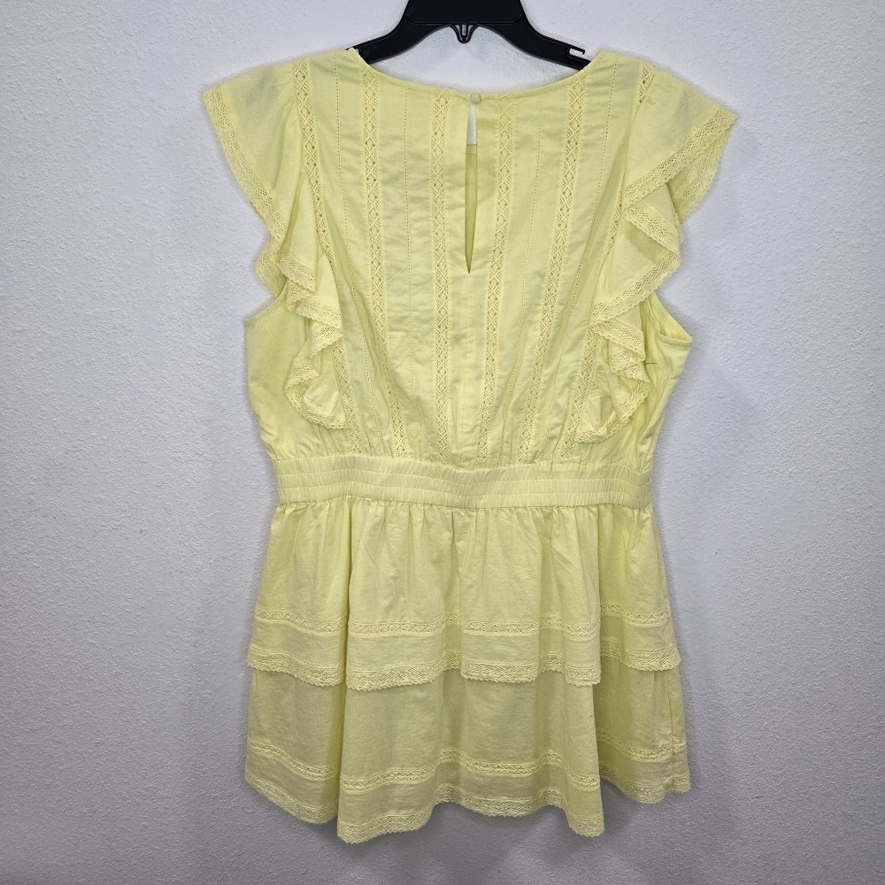 Chelsea & Violet Bekah 100% Cotton Lace Short Sleeve Resort Summer Dress Size XL - Picture 15 of 15